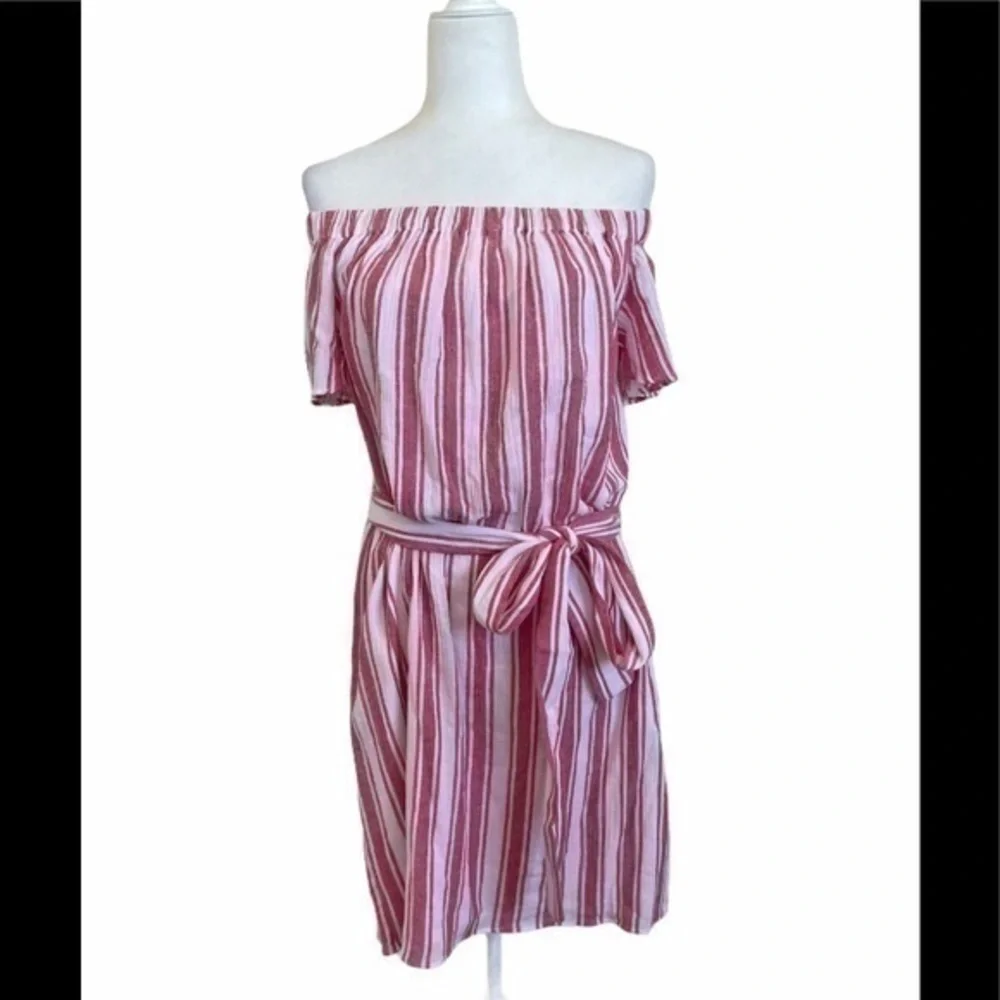michael michael kors  striped off the shou…